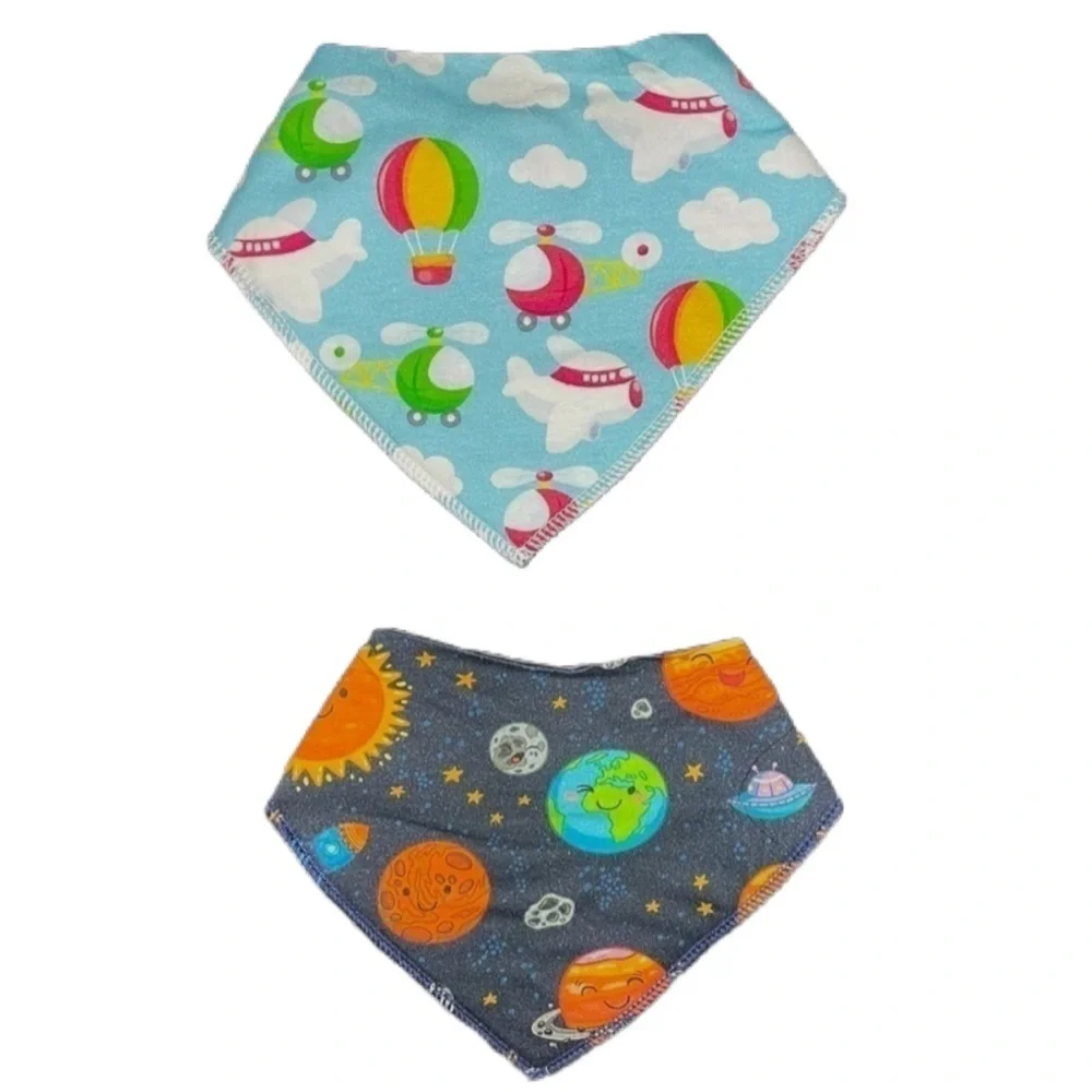 Baby cloth snap back bibs Bandanas
